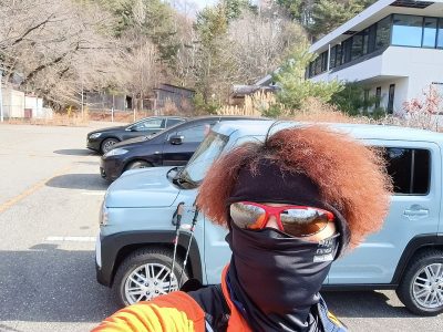 11時19分
駐車場着